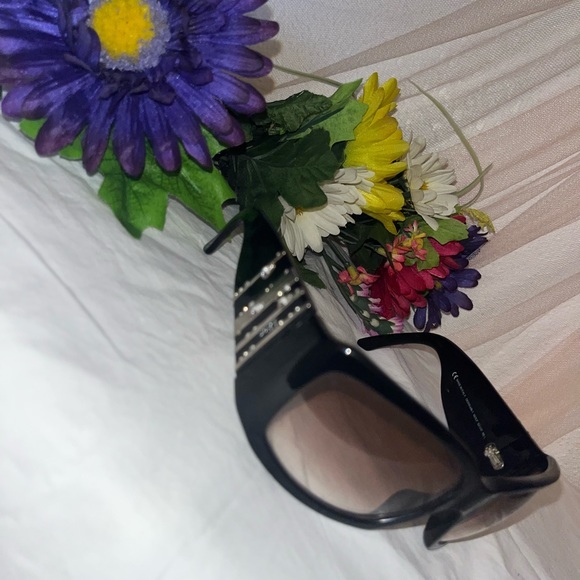 ☀️Christian Dior Sunglasses Black Deluxe Rain Drop Gems☀️ - Picture 6 of 13